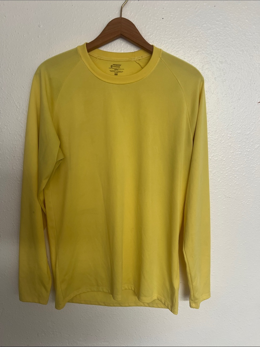 Patagonia Long Sleeve Performance Base Layer Capaliene - Bright Yellow